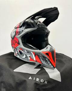 数量限定 新品 Airoh アイロー オフロードヘルメット Wraap Alien レッドマット サイズ XL 送料込21,500円 AIHWRALRMXL
