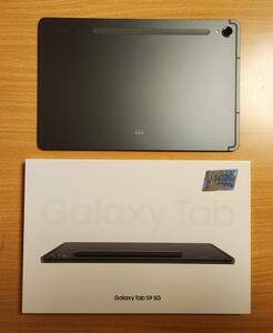 中古 Samsung Galaxy Tab S9 11インチ (SIMフリー) SM-X716B 5G 256GB グラファイト