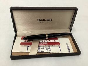 #11060　SAILOR　セーラー　万年筆　ペン先　14K　箱付　説明書付　万年筆　筆記用具　文房具　