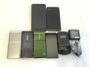 #11595　ジャンク品　携帯電話　スマホ　備品　おまとめ　docomo　au　WILLCOM　ケータイ　スマートフォン　パーツが欲しい方など是非　