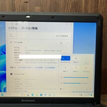 MY1-9 激安 OS Windows11Pro試作 ノートPC Lenovo G550 Celeron T3000 メモリ4GB HDD320GB カメラ 現状品_画像3