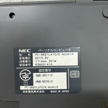 PCN98-979 激安 PC98 ノートブック NEC PC-9821La10/8 起動確認済み ジャンク_画像9