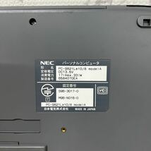 PCN98-981 激安 PC98 ノートブック NEC PC-9821La10/8 起動確認済み ジャンク_画像8