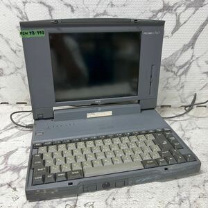 PCN98-993 激安 PC98 ノートブック NEC PC-9821 Ne3 通電不可 ジャンク