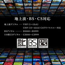 新品■EAST アズマ LE-S323W1 32V型デジタルハイビジョン液晶テレビ BS/110度CS 裏番組録画 外付けHDD録画対応_画像4