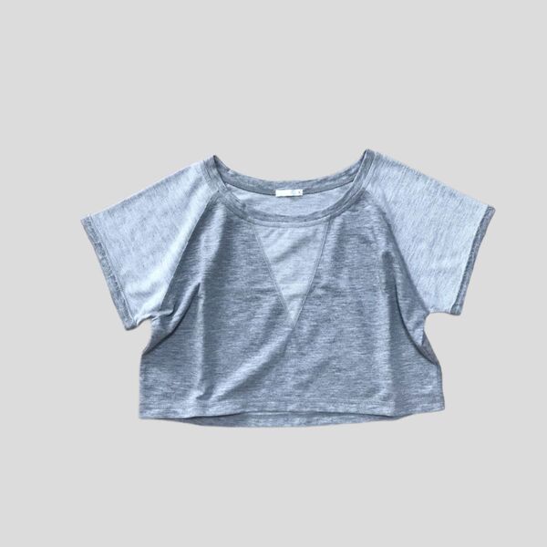 GU 半袖 ショート丈 スウエットカットソー プルオーバー トップス Tシャツ 半袖Tシャツ トップス 半袖 カットソー