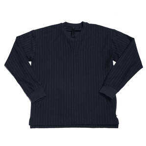 22AW 数回着3.9万 wjk irregular V-neck pull-over プルオーバー シャツ     AKM ジュンハシモト 1piu1uguale3の画像2