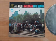 ★ALL ABOUT AMERICAN FOLK SONGS フォークソングのすべて★YS-527-C★中古LP★Bob Dylan etc★ジャケット汚れ_画像2