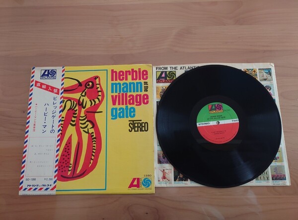 ★ビレッジゲートのハービー・マン Herbie Mann At The Village Gate★ハービー・マン七重奏団★帯付(書き込み、汚れあり)★OBI★中古LP