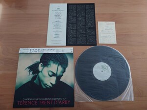 ★TERENCE TRENT D'ARBY テレンス・トレント・ダービー★TTD★Introducing The Hardline According To Terence Trent D'arby★帯付★中古LP