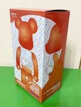 ベアブリック 400% MY FIRST BE@RBRICK B@BY Pearl Orange Ver. 未開封品 パール オレンジ メディコムトイ MEDICOM TOY 千秋 1/6計画_画像3