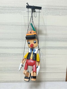 ピノキオ 操り人形 マリオネット アンティーク ビンテージ ドール レトロ 現状品