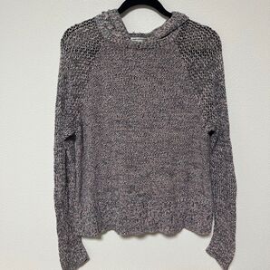 (美品)アメリカンイーグル かぎ編みパーカー Sサイズ コットン素材