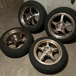 ゴジゲン プロレーサー 185/55R16 PCD100 6.5J +42 4穴 5ZIGEN ProRacer ヤリス フィット カローラ フィールダー アクシオ