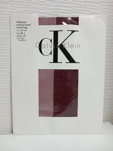 【新品レア★コレクション】Calvin Klein iridescent contrast band control top《カルバン・クライン》ストッキング★アメジスト（M〜L）
