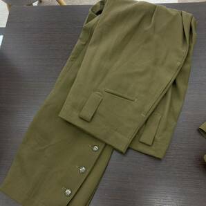旧日本軍 大日本帝国 陸軍 将校 軍服 上下セット 上衣 上着 ズボン制服 ミリタリー カーキの画像9