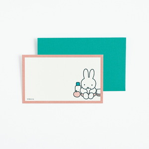 ミッフィー miffy ミニカードセット（ピンク） レターセット 文具 日本製