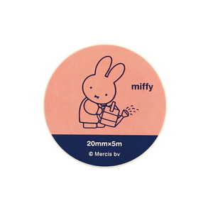 ミッフィー miffy 金箔マスキングテープ（garden） 文具