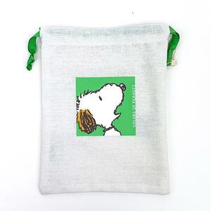 Snoopy pouch green case 