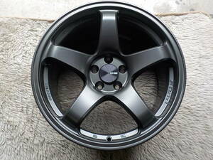 在庫品 ENKEI PF05 9J INSET40 5-100 Matte Dark Gunmetallic 4本セット 箱が汚い