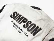 SIMPSON シンプソン 牛革レザー シングル ライダースジャケット L_画像10