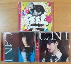 【３枚セット】JUNHO★CAN I typeA/typeC★FEEL通常版 ジュノ CD