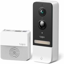 おまけ付 Tapo D230S1/A TP-Link スマートドアホン スマホ ビデオドアベル 工事不要 インターホン カメラ付き 5MP スマホ連動 ワイヤレス_画像2