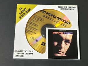 旧規格　DCC　ゴールドCD　ART PEPPER / INTENSITY　(GZS-1114)　24k-GOLD CD