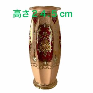 オールドノリタケ・花瓶・１９１１年・輸出専用・高さ２４.５cm×１０.２cm×９.５cm