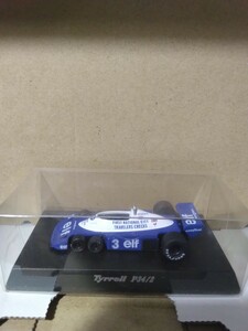 京商 1/64 ティレル タイレル ミニカーコレクション tyrrell p34/2 ブルー 青 トミカサイズ 絶版 レーシングカー F1 ♯3 6輪