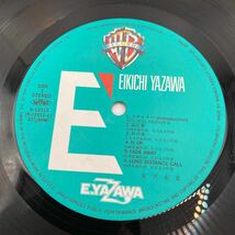 再生良好 美盤 LP/矢沢永吉(キャロル)「E (1984年・K-12512・シンセポップ)」_画像7