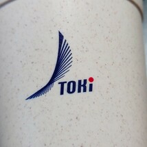 トキエア　TOKIAIR フタ付きバンブーファイバーカフェタンブラー　350ml　ブラウン　ベージュ　新規就航　非売品　レア_画像3