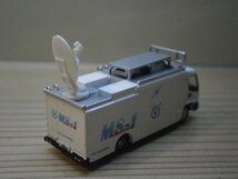 『5ミニカー編』 (Vol.7)　テレビ中継車　MS-1 FUJI TELEVISION　1台　プチジャンク 　1/150サイズ BANDAI 〔バンダイ〕_画像2