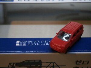 『カーコレ編①』 新品　　日産　エクストレイル　赤色　　キャリアカーセットA　ばらし　1台　1/150　TOMYTEC 〔トミーテック〕