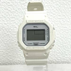 【4417】★1円スタート★G-SHOCK ジーショック 腕時計 DW-5600VT MHL ラバーベルト ホワイト系 アウトドア メンズ デジタル時計 頑丈