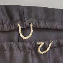 ブルガリ 50×49cm 保存袋 巾着袋 布袋 保管袋 BVLGARI 正規品 ブラック 大きめ （0016)_画像5