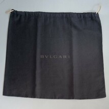 ブルガリ 50×49cm 保存袋 巾着袋 布袋 保管袋 BVLGARI 正規品 ブラック 大きめ （0016)_画像1