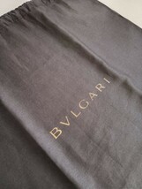 ブルガリ 50×49cm 保存袋 巾着袋 布袋 保管袋 BVLGARI 正規品 ブラック 大きめ （0016)_画像4