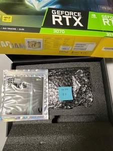 【動作品】GeForce RTX-3070③J　売り切り　１円～