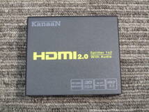 HTき1-60 【中古品】KanaaN HDMI2.0 HDRスプリッター 1入力2出力 分配器2.0_画像2