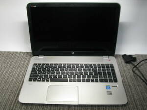 rkキ1-137 HP ENVY 15 15-j130TX　ノートPC Win10/i5 4200M/8GB/SSD256GB/GT740M 中古品　キーボード不良 