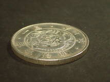 B-131 A-6 竜 1圓 1円 銀貨 龍 明治３年 古銭 コレクション 旧日本銀貨 アンティークコイン_画像3