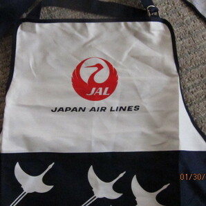 JAL CAエプロン 鶴丸 未使用の画像2