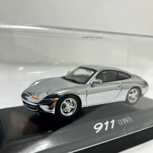 PORSCHE ディーラー特注 MINICHAMPS 1/43 ポルシェ 911 1997年 メタルポリッシュ メッキ PMA ミニカー モデルカー 996 前期