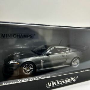 MINICHAMPS 1/43 JAGUAR XKR GT3 Street 2008 Grey M. ミニチャンプス ジャガー グレーメタリック ストリート ミニカー モデルカー