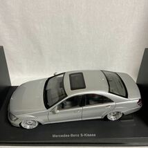 Mercedes Benz ディーラー特注 AUTOart 1/18 Sクラス BBSホイールカスタム 検索 W221 S350 S500 AMG メルセデスベンツ ミニカー モデルカー_画像5