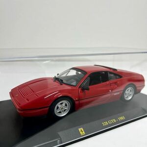  der Goss tea nire* grande .* Ferrari collection #24 1/24 FERRARI 328GTB 1985 year Red burago final product minicar model car 