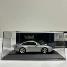 MINICHAMPS 1/43 PORSCHE 911 Carrera 4 Silver 2005 ミニチャンプス ポルシェ カレラ シルバー 997 ミニカー モデルカー_画像5