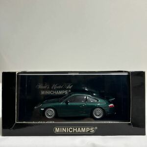 MINICHAMPS 1/43 PORSCHE 911 GT3 Green ミニチャンプス ポルシェ ストリートカー 996 Street Car ミニカー モデルカー