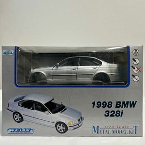 未組立 WELLY 1/24 BMW 328i 1998 フジミ模型 メタルモデルキット 3シリーズ セダン E46 ミニカー モデルカー
